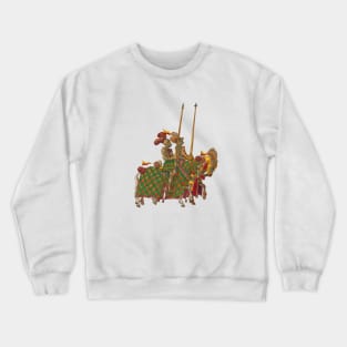 Jousting Knights Opus Amplissimum Arte Athletica Crewneck Sweatshirt